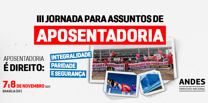 III Jornada para Assuntos de Aposentadoria começa nesta quinta (7); Confira a programação